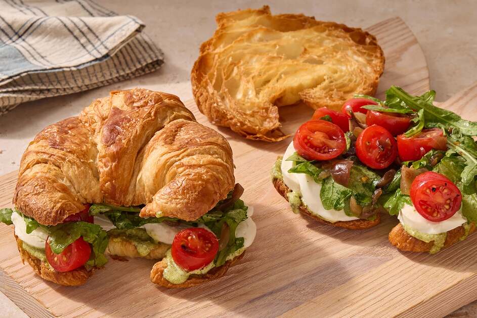 Caprese Croissant Sandwiches