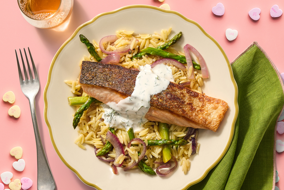 Salmon & Creamy Dill Sauce