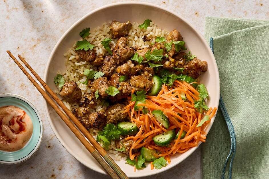 Vietnamese-Style Ground Beef Bowls