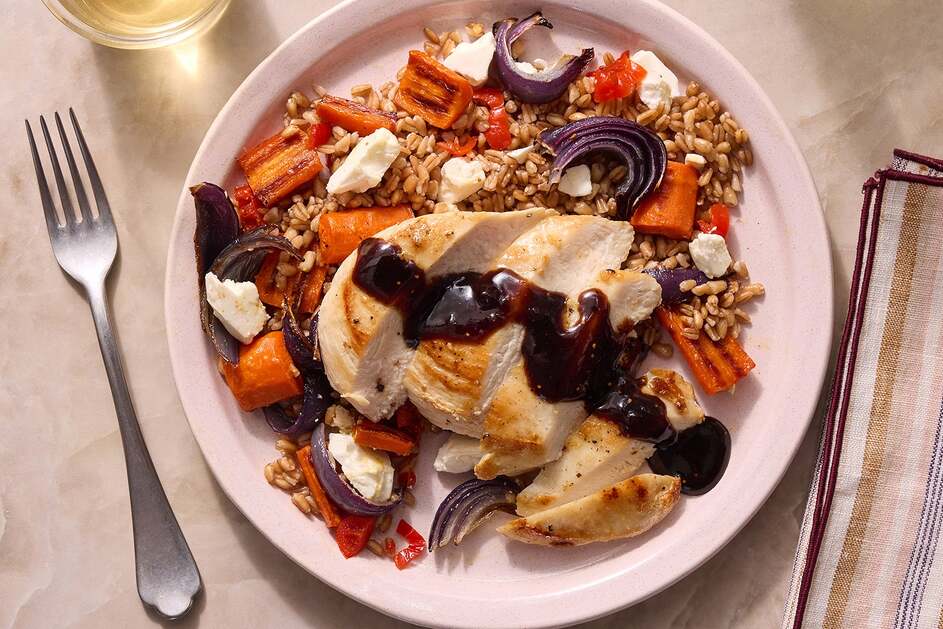 Pomegranate & Fig Glazed Chicken