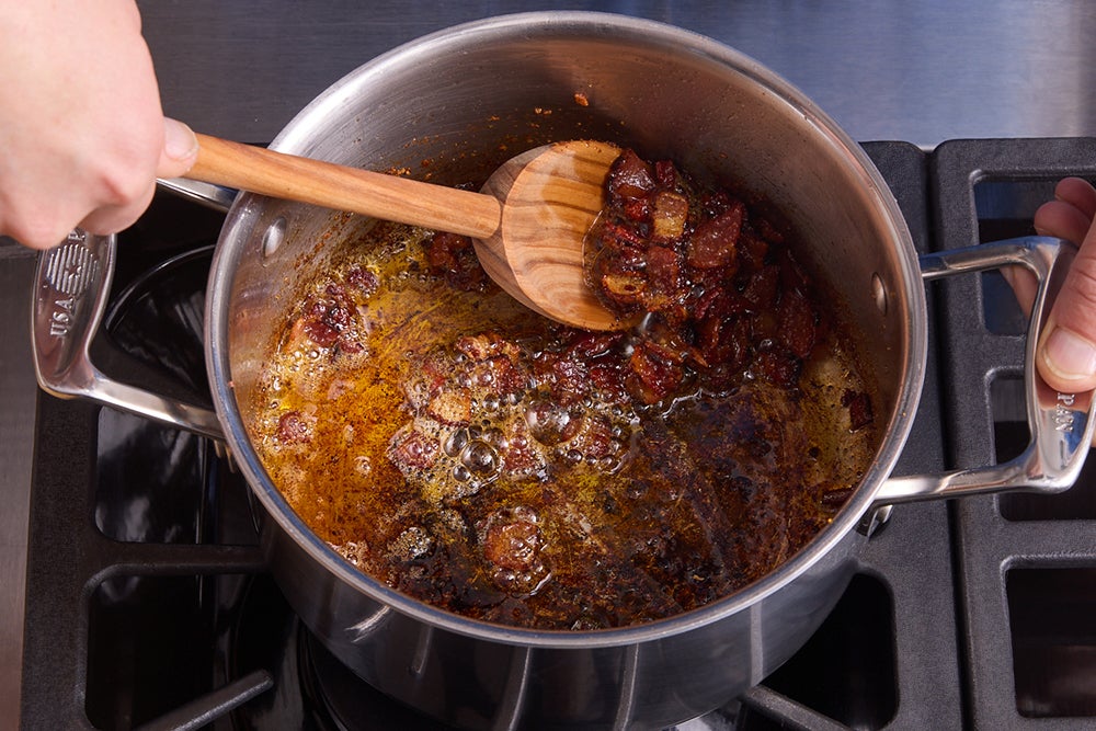 recipe-step-image-Cook the bacon }