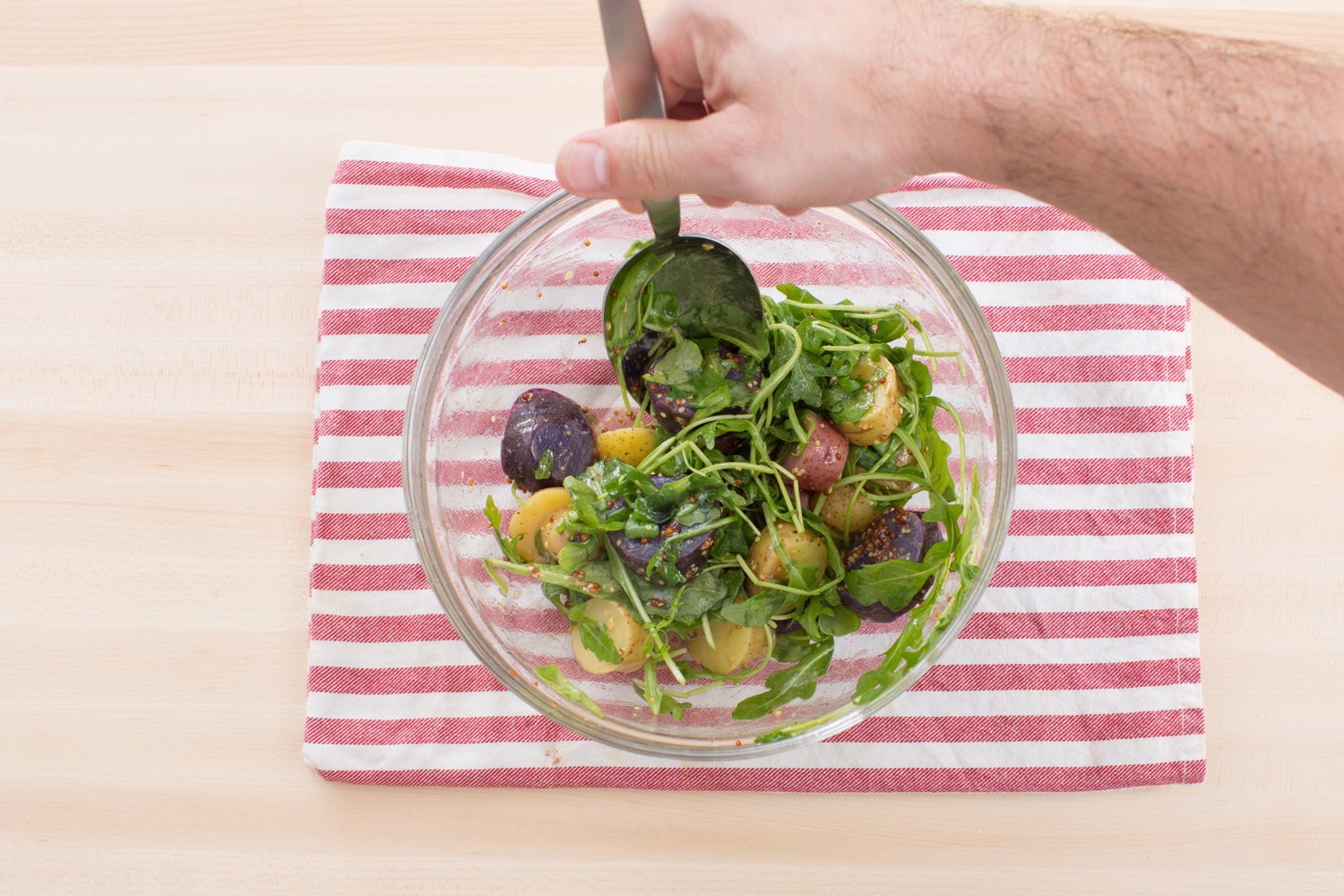 recipe-step-image-Make the potato salad:}