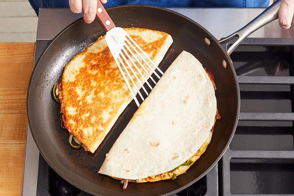 recipe-step-image-Cook the quesadillas & serve your dish}