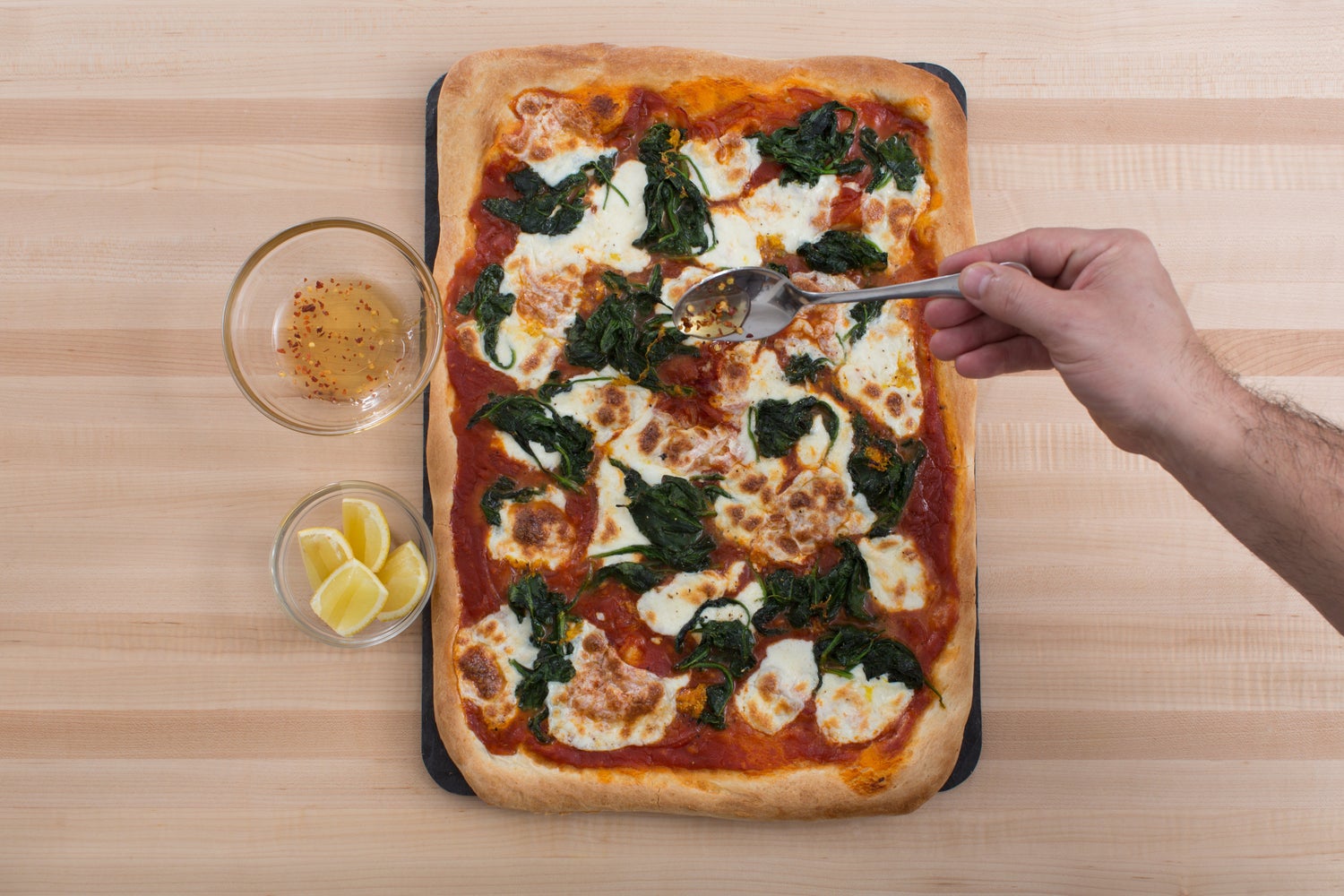 recipe-step-image-Bake the pizza & serve your dish}