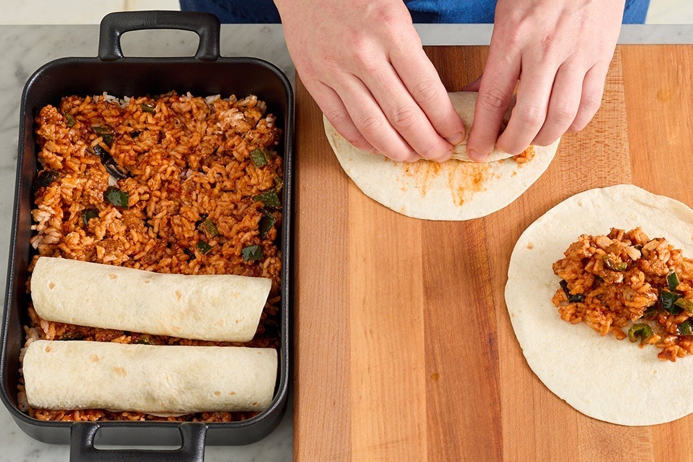 recipe-step-image-Assemble & bake the enchiladas }