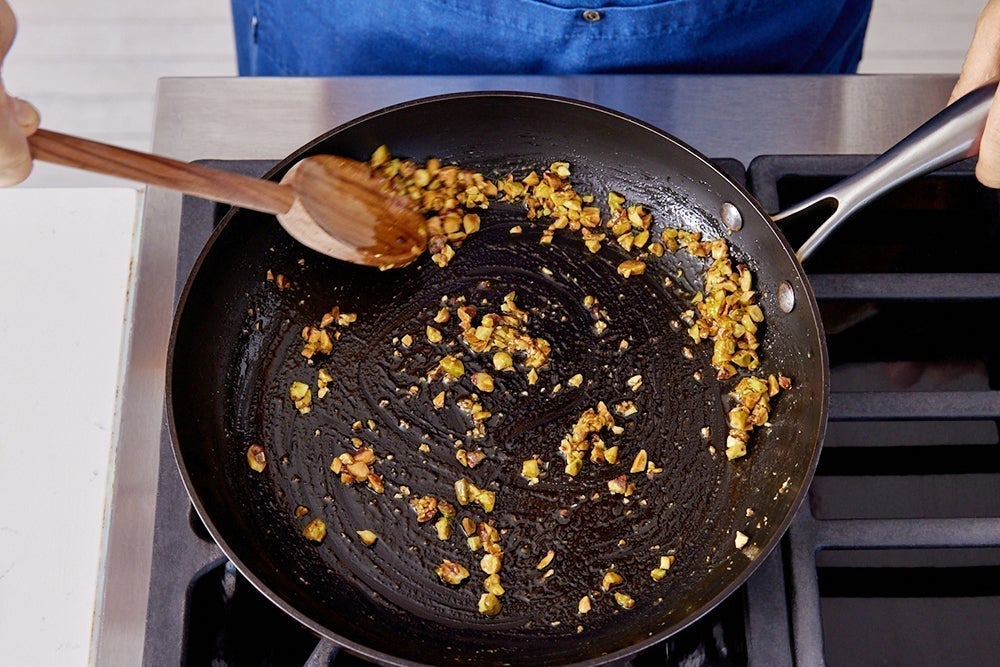 recipe-step-image-Make the candied pistachios & serve your dish}