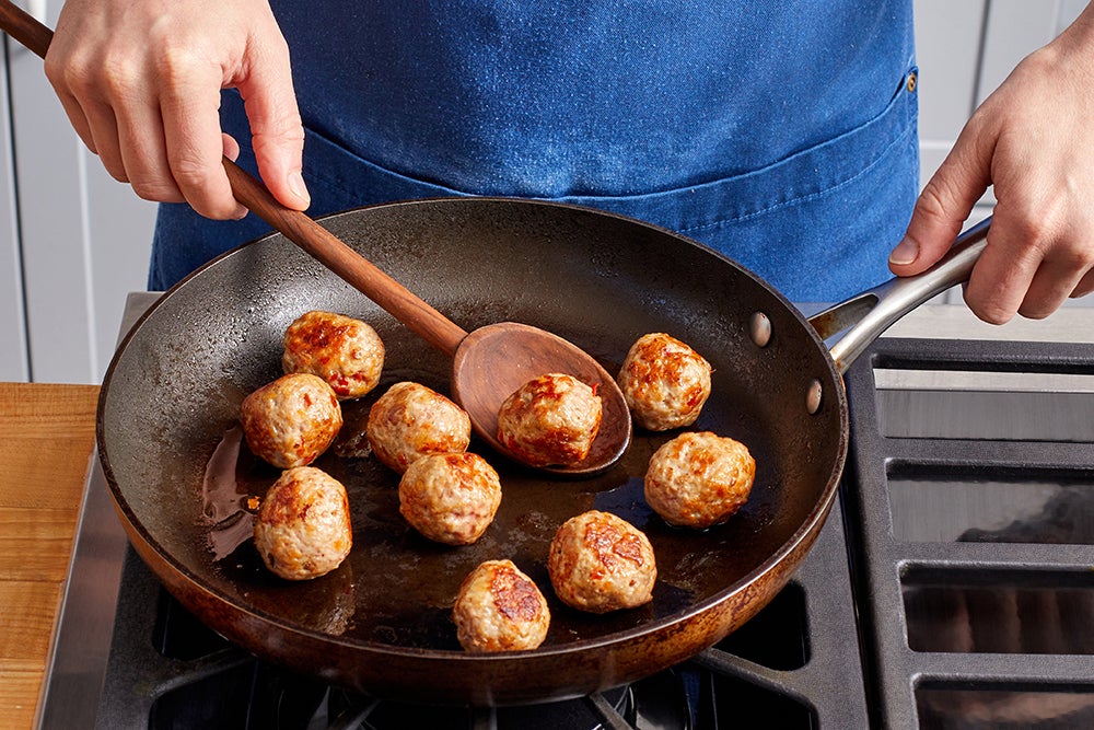 recipe-step-image-Form & cook the meatballs}
