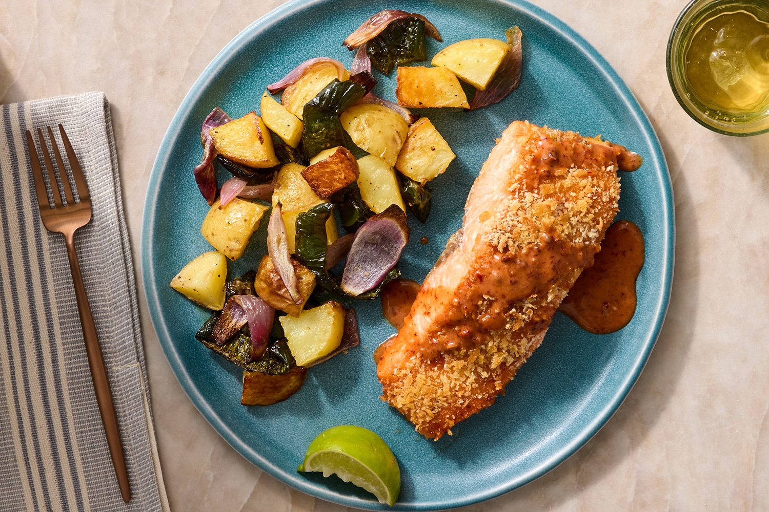 Sheet Pan Chipotle Honey Salmon