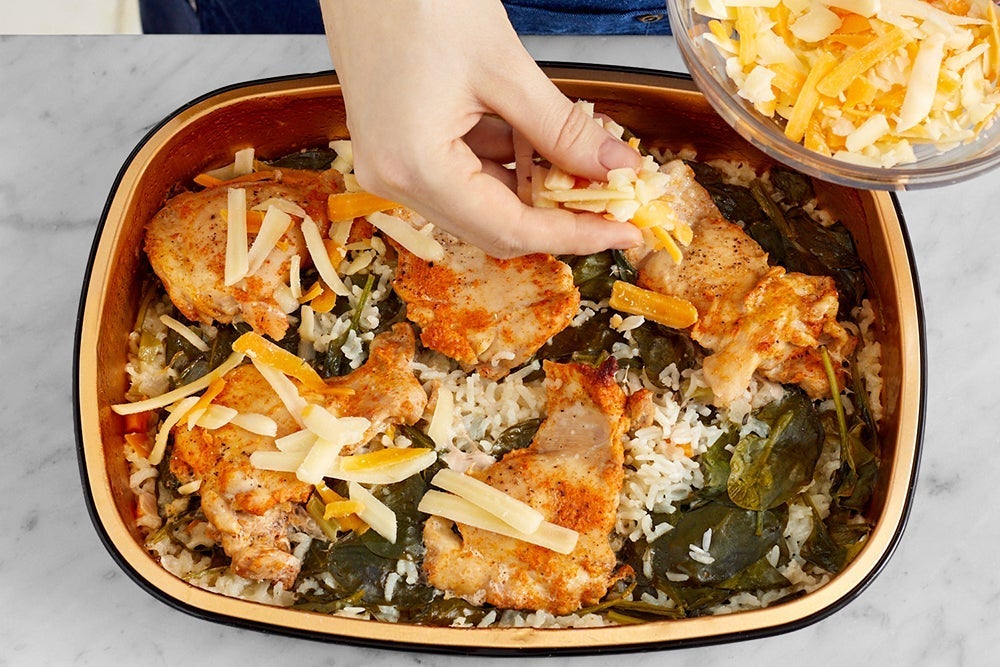 recipe-step-image-Prepare the chicken & bake the tray }