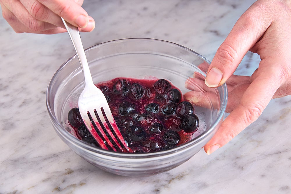 recipe-step-image-Make the blueberry syrup & serve your dish}