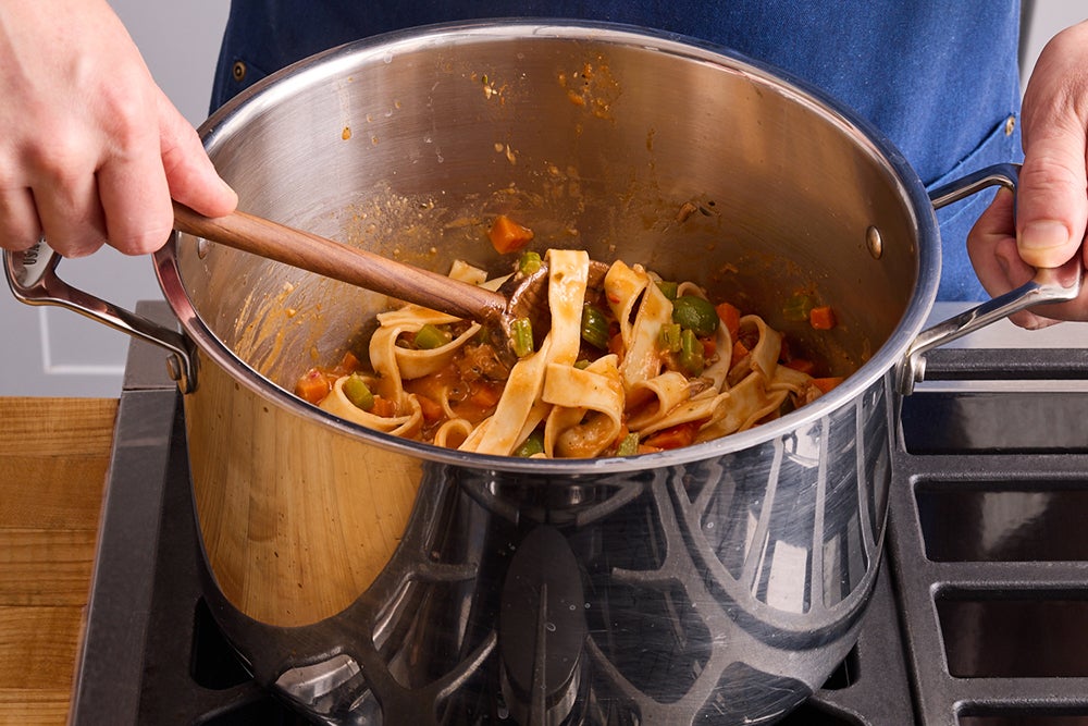 recipe-step-image-Finish the pasta & serve your dish}