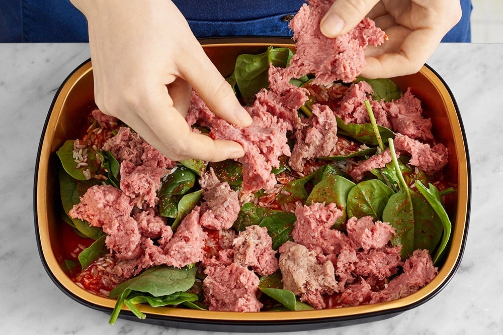 recipe-step-image-Add the beef & bake the tray}
