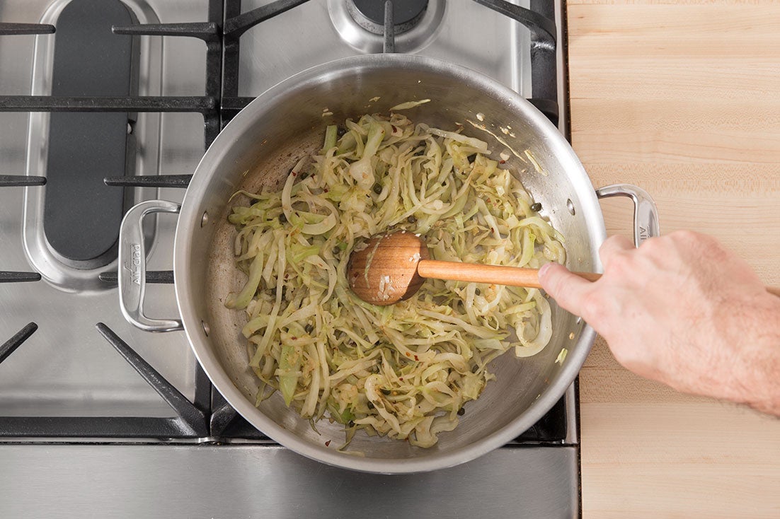 recipe-step-image-Cook the cabbage:}