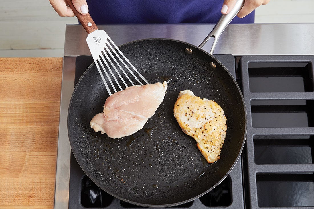 recipe-step-image-Cook the chicken: }