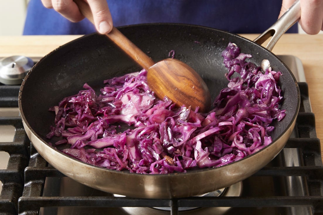 recipe-step-image-Cook the cabbage & plate your dish:}