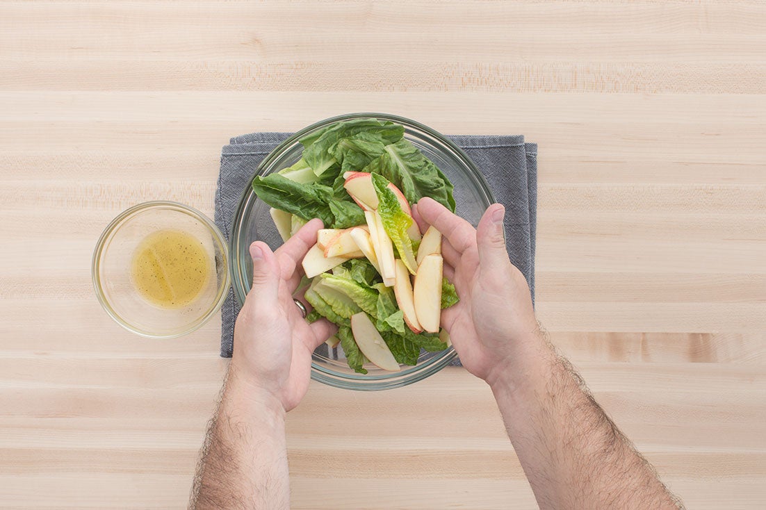 recipe-step-image-Make the salad & plate your dish: }