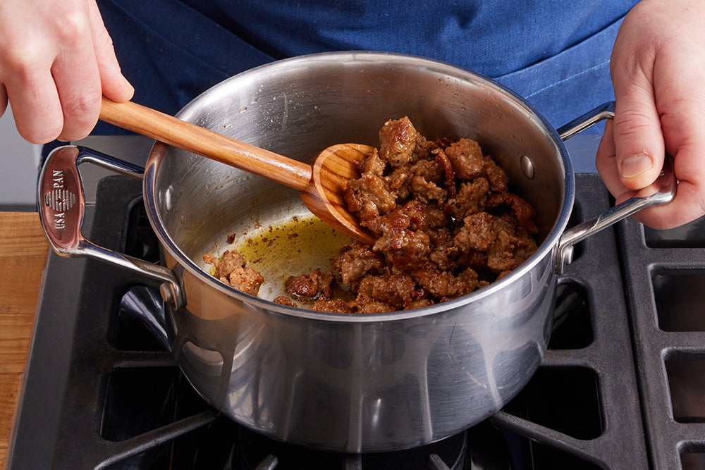 recipe-step-image-Prepare the ingredients & start the sausage}
