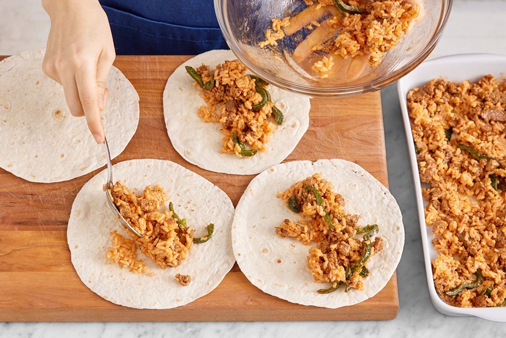 recipe-step-image-Assemble & bake the enchiladas}