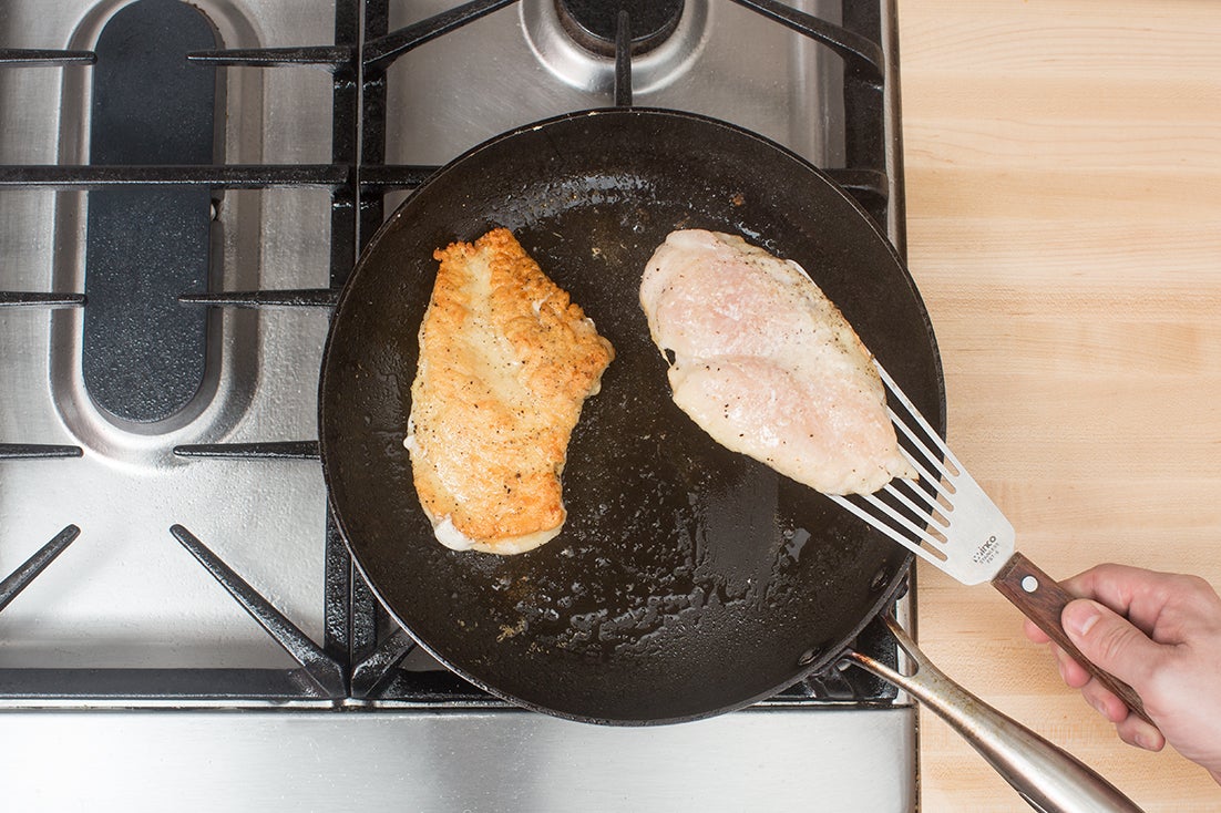 recipe-step-image-Cook the chicken: }