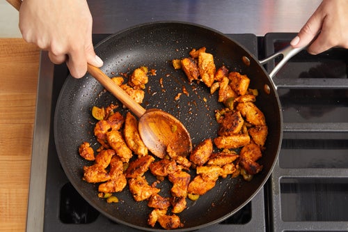 recipe-step-image-Cook the chicken: }