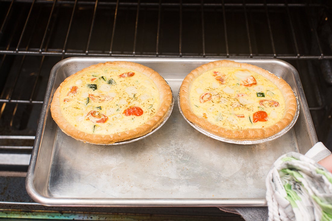 recipe-step-image-Bake the quiches: }
