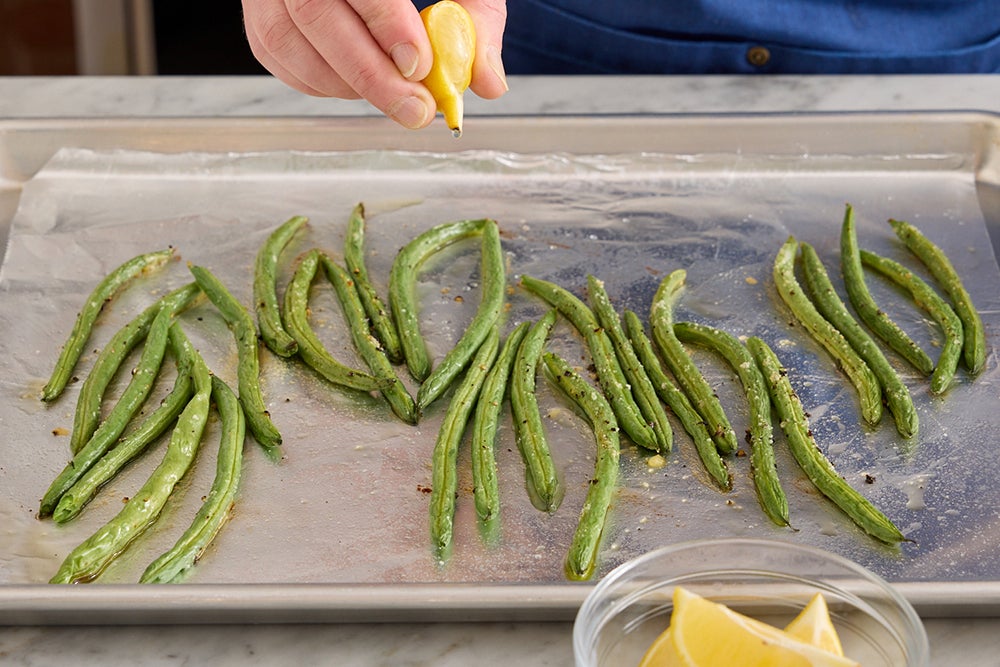 recipe-step-image-Roast & finish the green beans}