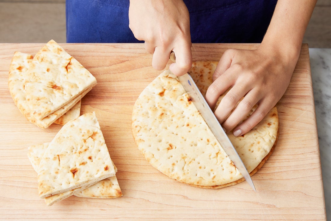 recipe-step-image-Make the pita wedges:}