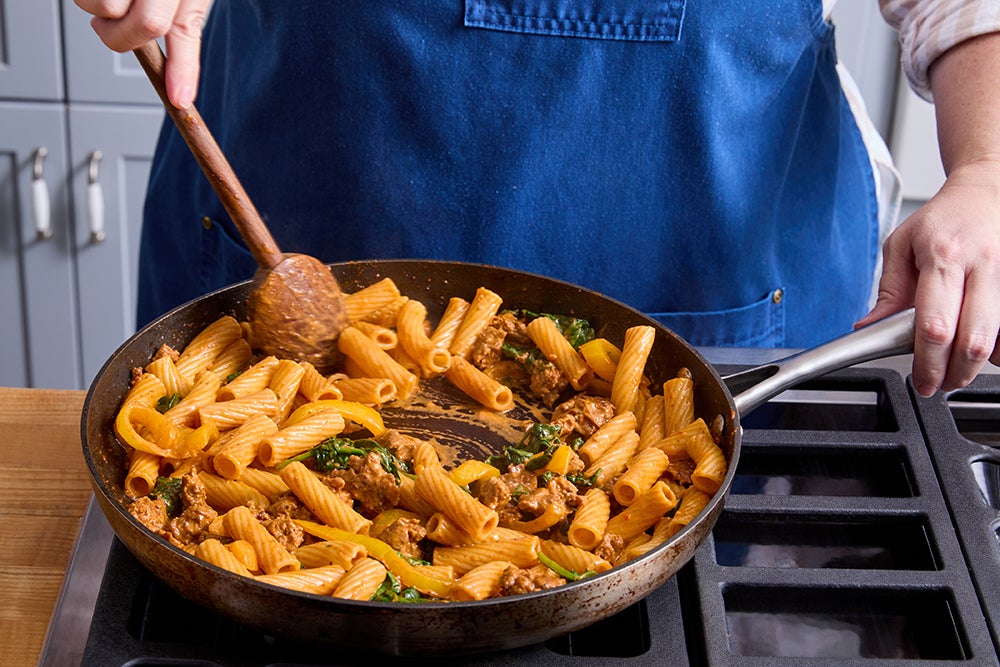 recipe-step-image-Finish the pasta & serve your dish }