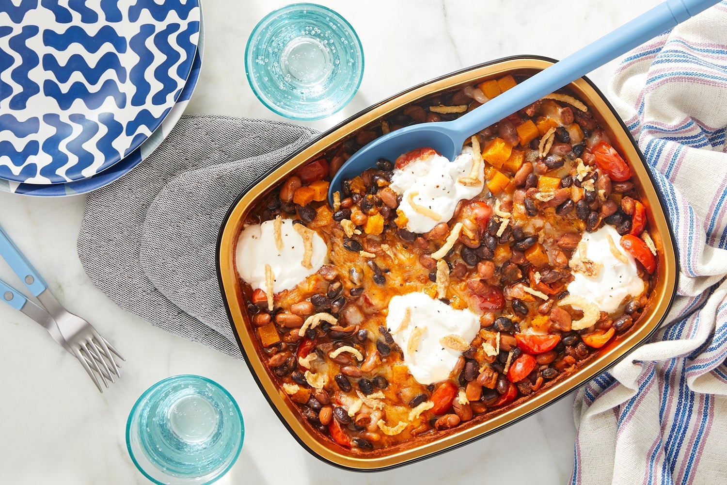 Oven Baked Butternut Squash Chili
