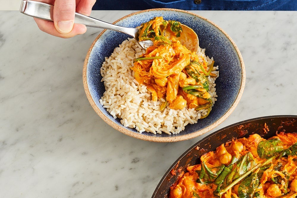 recipe-step-image-Warm the rice & serve your dish }