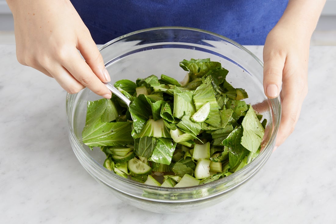recipe-step-image-Make the salad & serve your dish: }