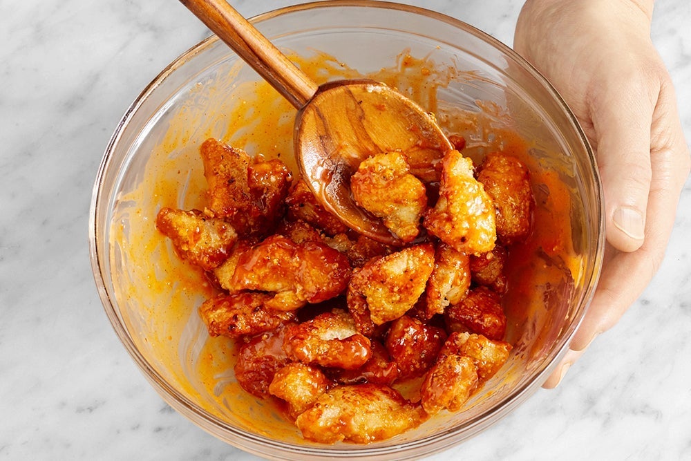 recipe-step-image-Dress the chicken & serve your dish}