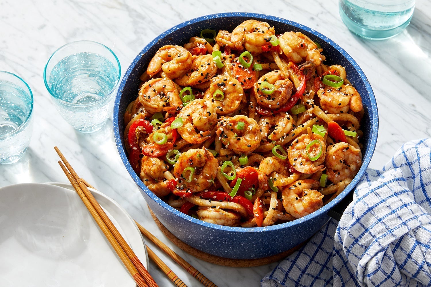 One Pot Shrimp & Udon