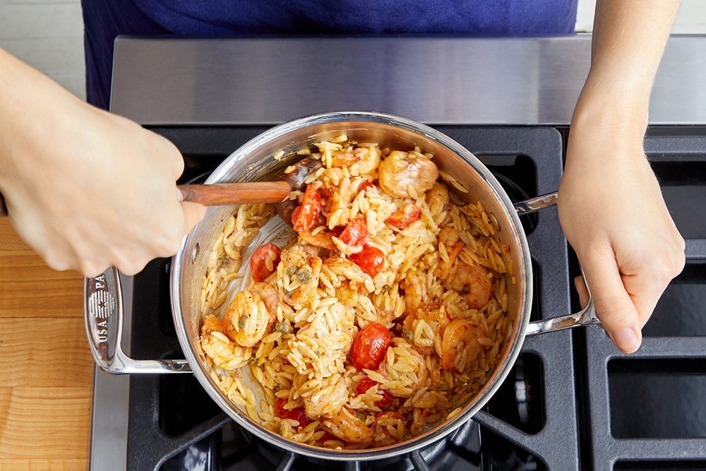 recipe-step-image-Finish the pasta & serve your dish}