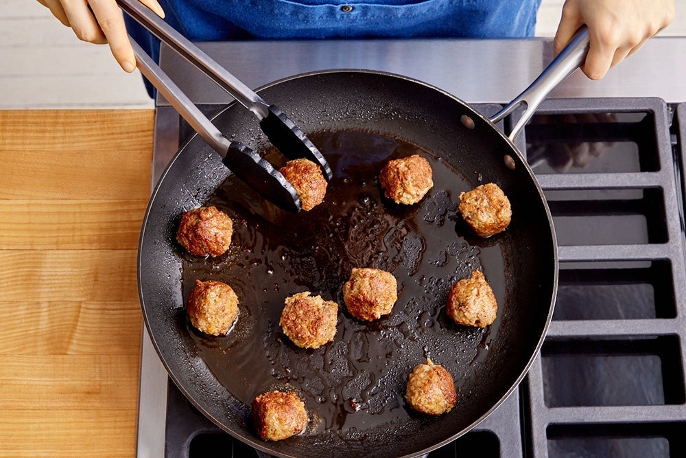 recipe-step-image-Form & brown the meatballs}