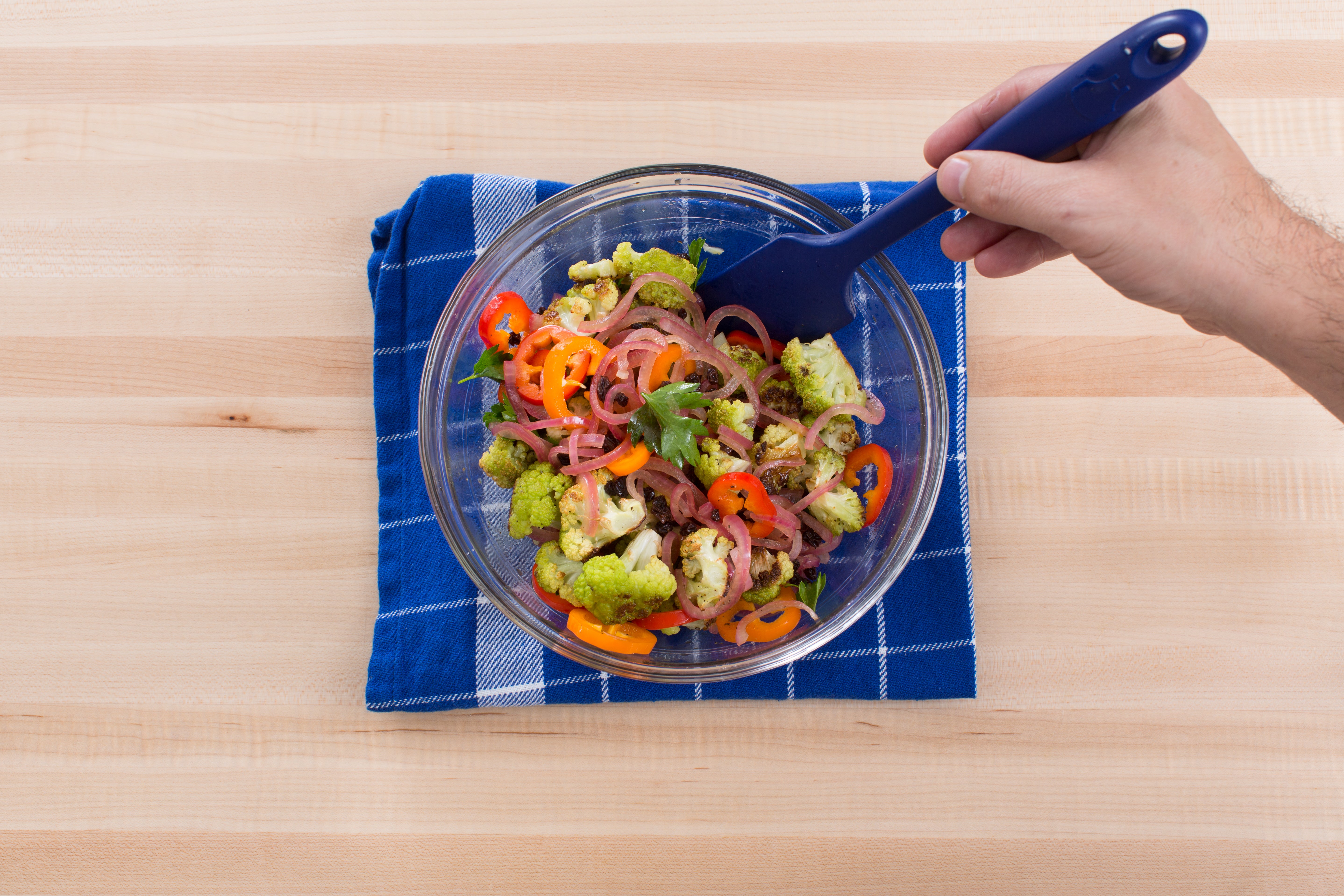 recipe-step-image-Make the salad & plate your dish:}