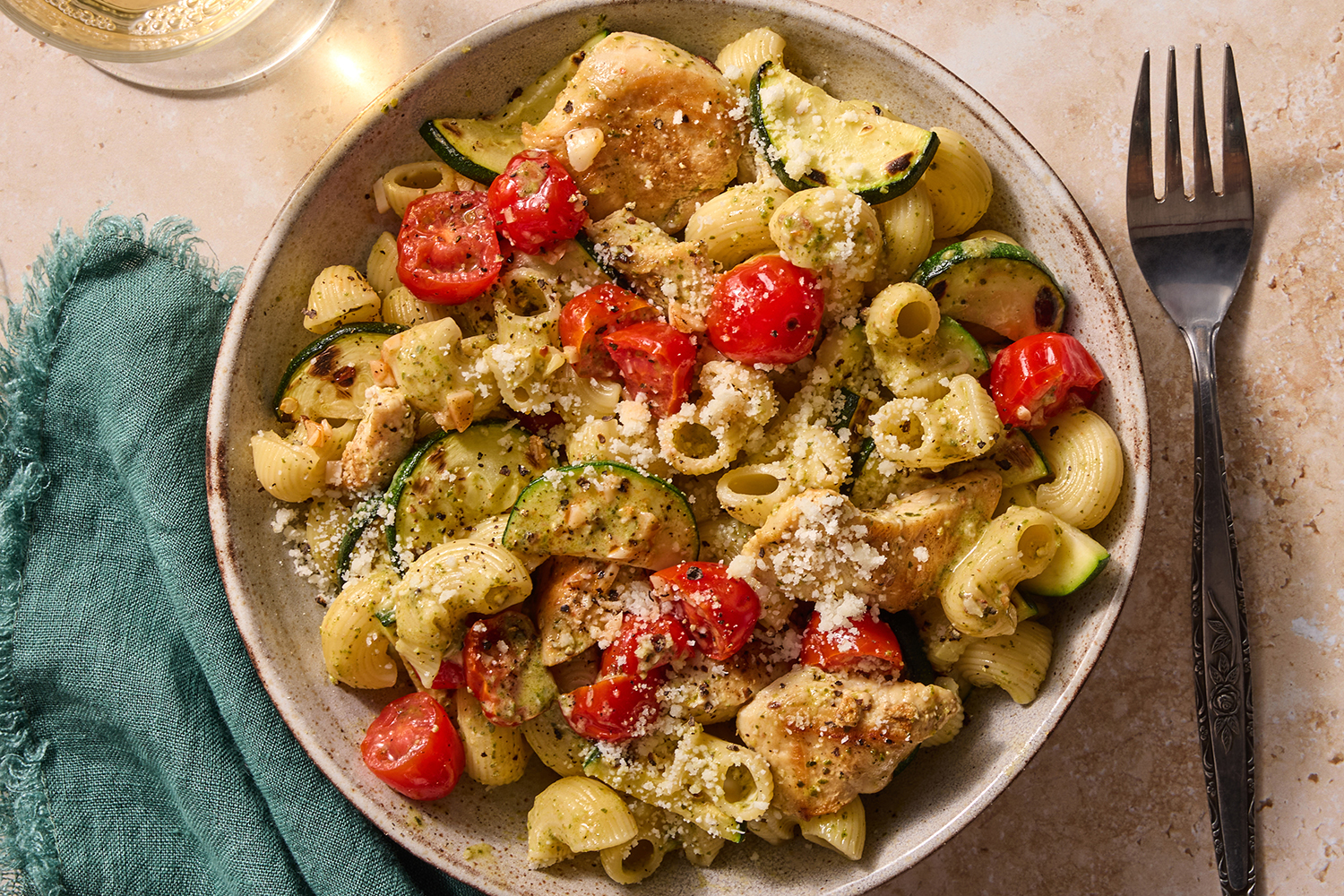 Pesto Chicken Pasta