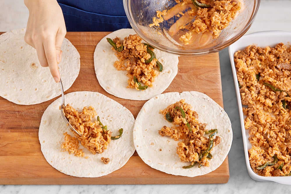 recipe-step-image-Assemble & bake the enchiladas}
