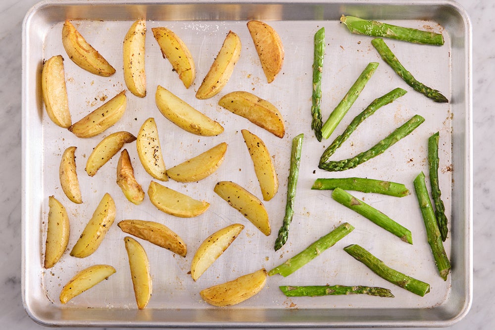 recipe-step-image-Roast the vegetables & finish the potatoes}
