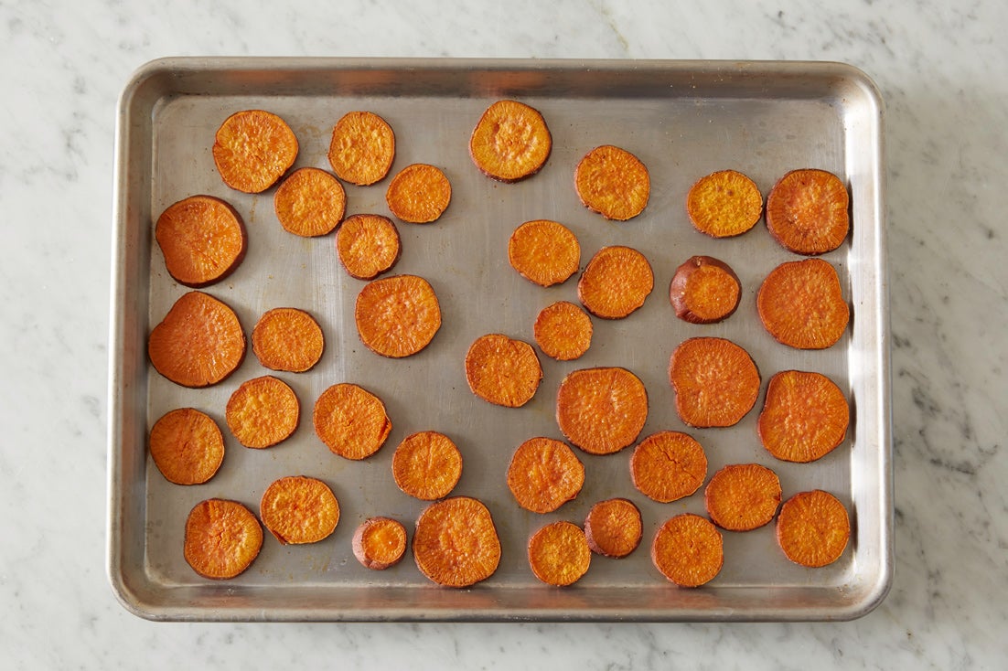 recipe-step-image-Roast the sweet potatoes:}