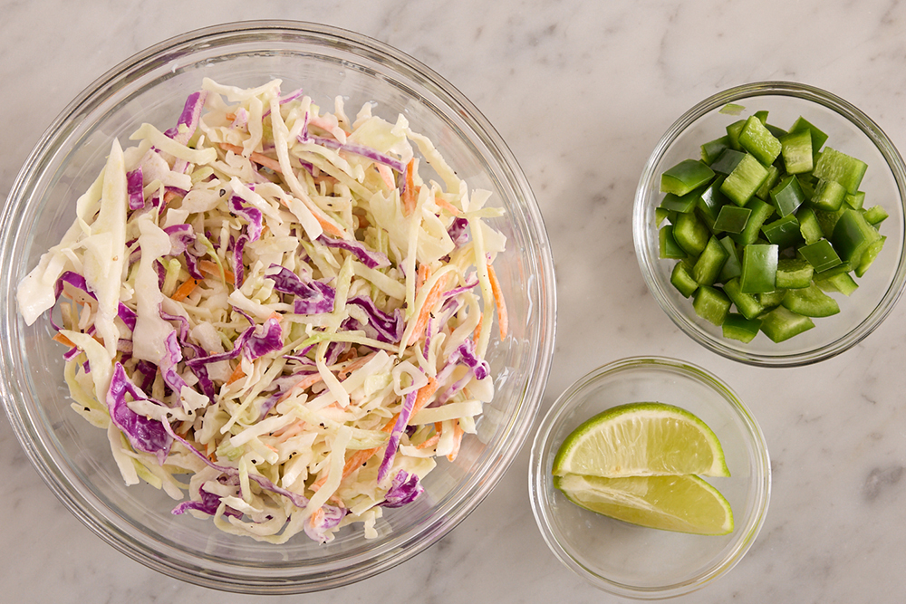 recipe-step-image-Prepare the ingredients & make the slaw}