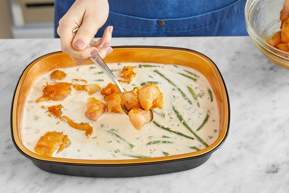 recipe-step-image-Prepare the chicken & bake the trays}