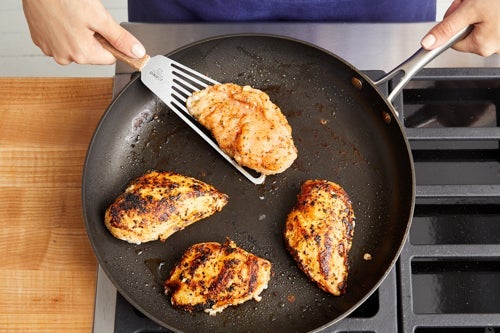 recipe-step-image-Cook the chicken: }