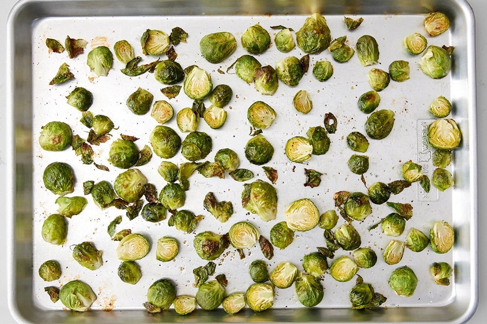 recipe-step-image-Roast the brussels sprouts}