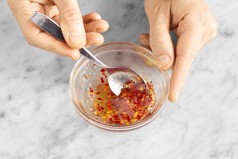 recipe-step-image-Make the hot honey & serve your dish}