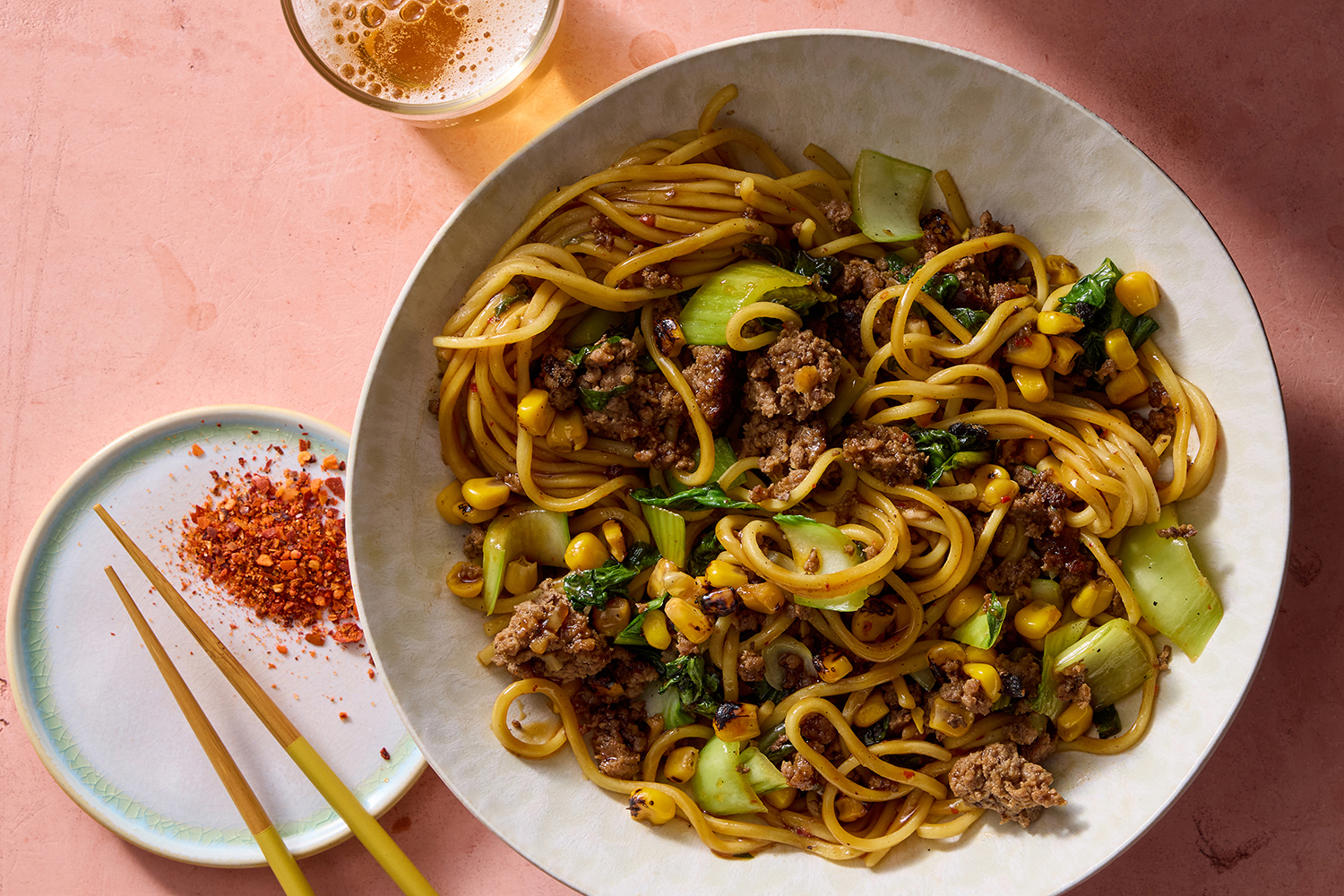 Japanese-Style Beef Yakisoba Noodles