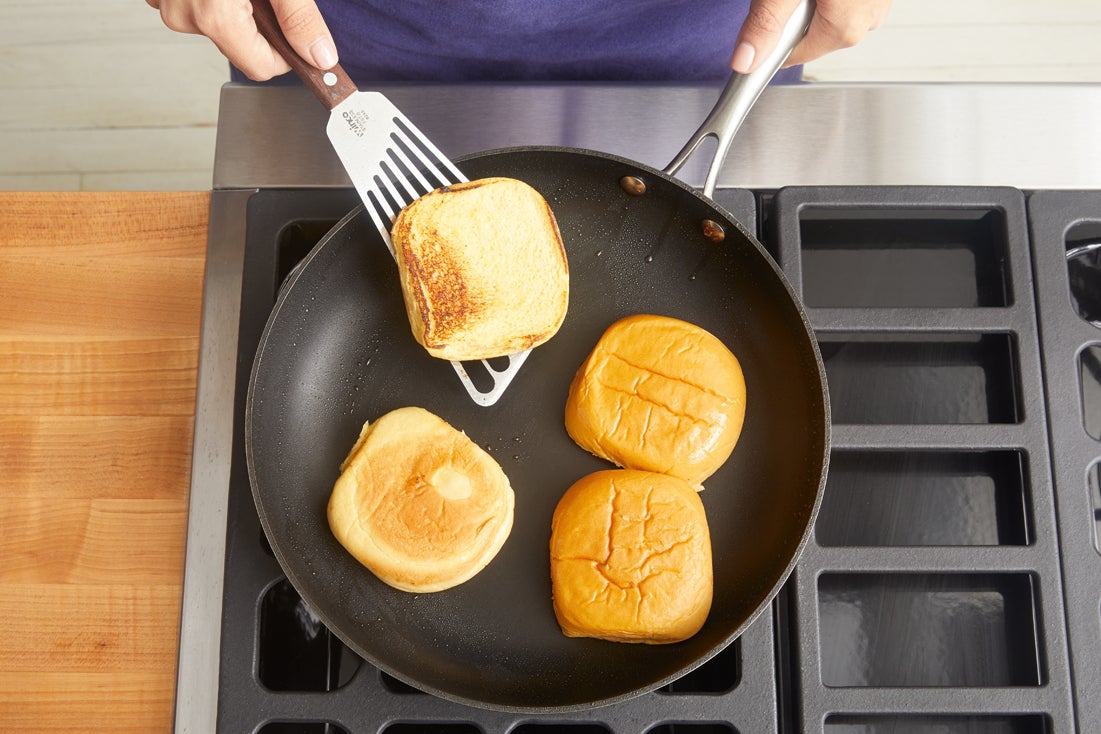 recipe-step-image-Toast the buns & serve your dish}