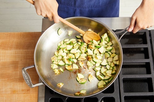 recipe-step-image-Cook the zucchini:}