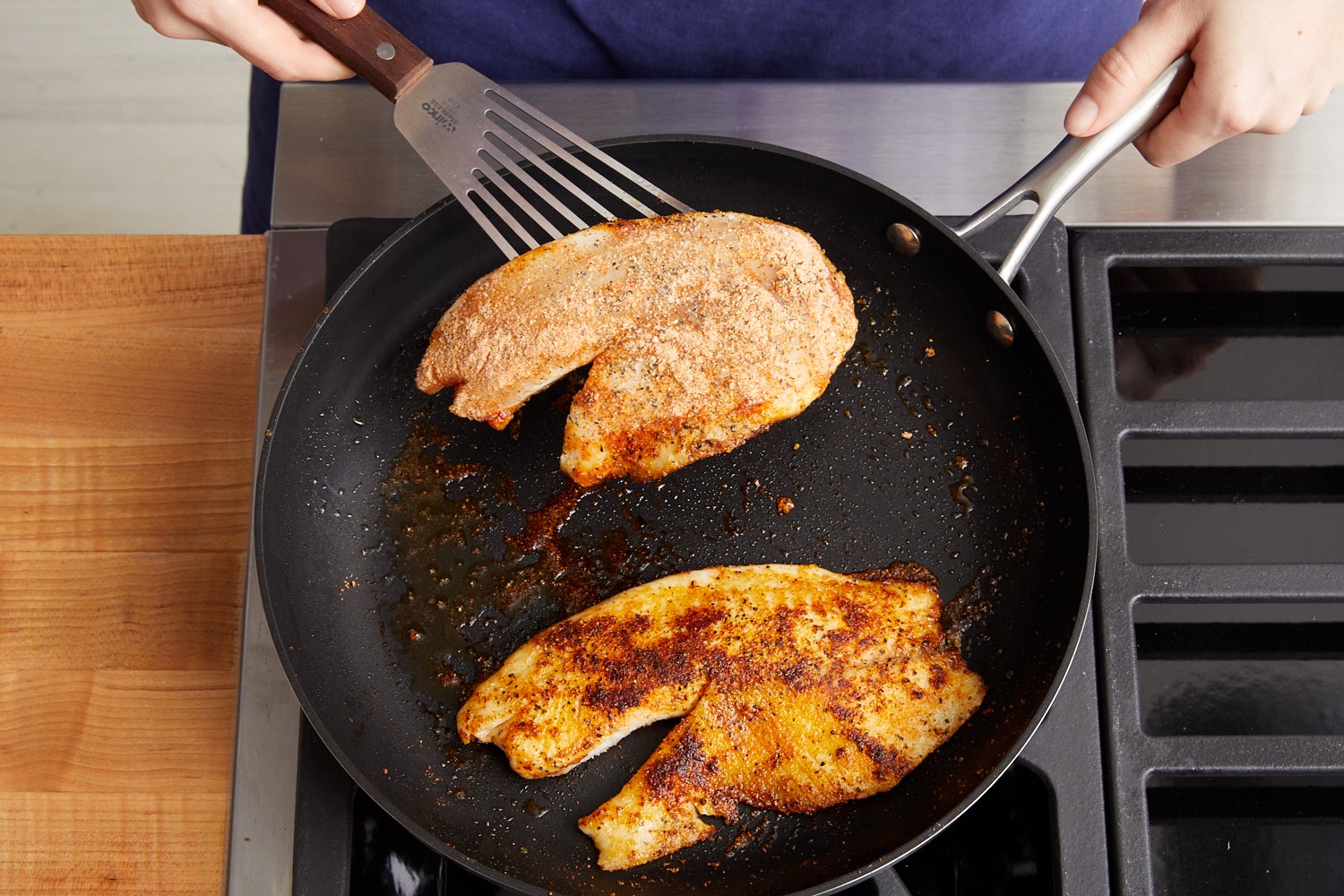recipe-step-image-Cook the fish: }