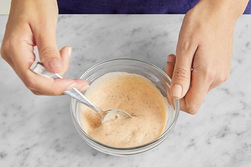 recipe-step-image-Make the spicy mayo & serve your dish}